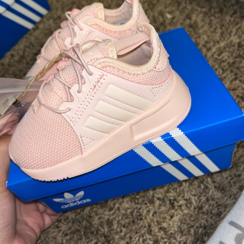 Baby girl adidas never worn